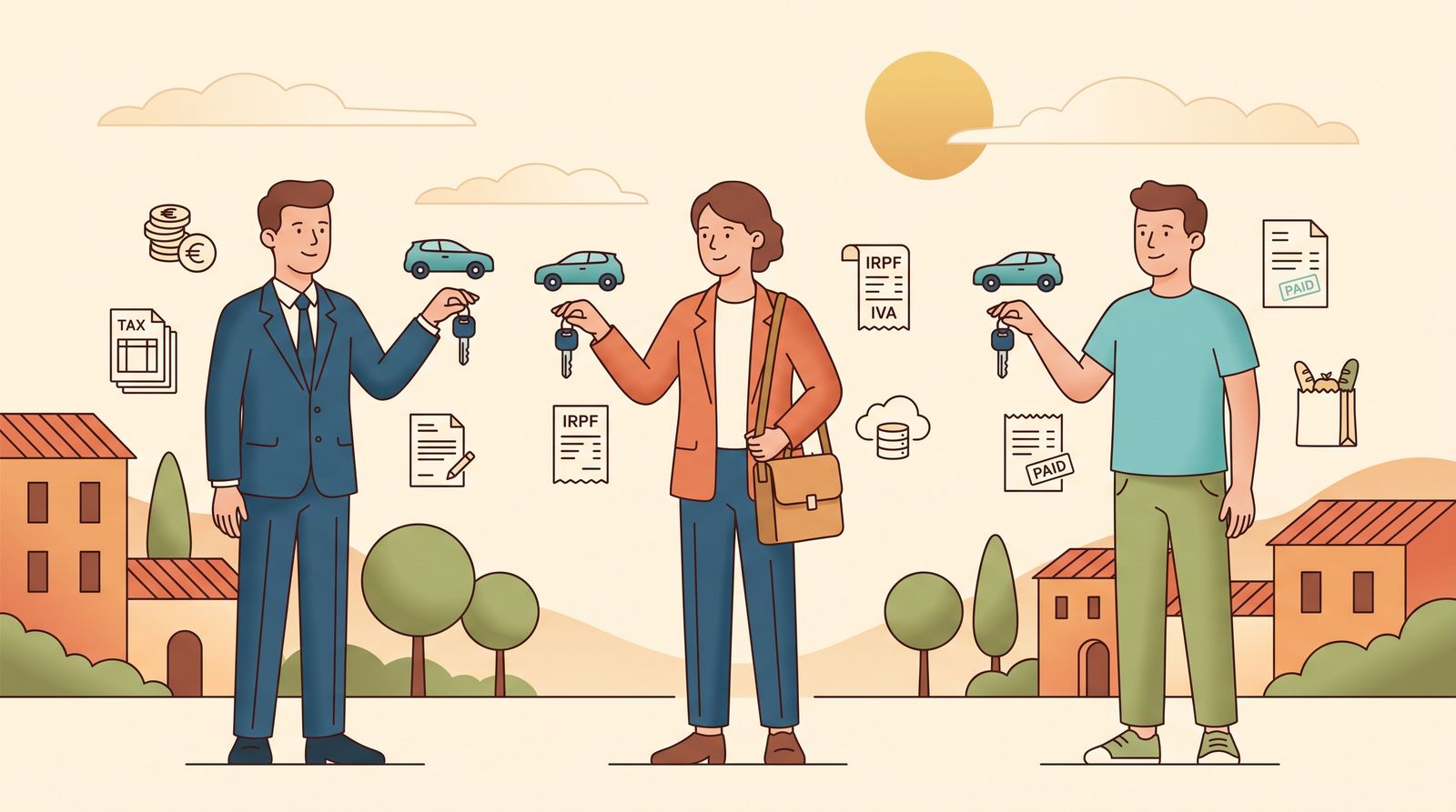 Renting para empresa, autónomo o particular: diferencias clave (y cuál te conviene en 2026)