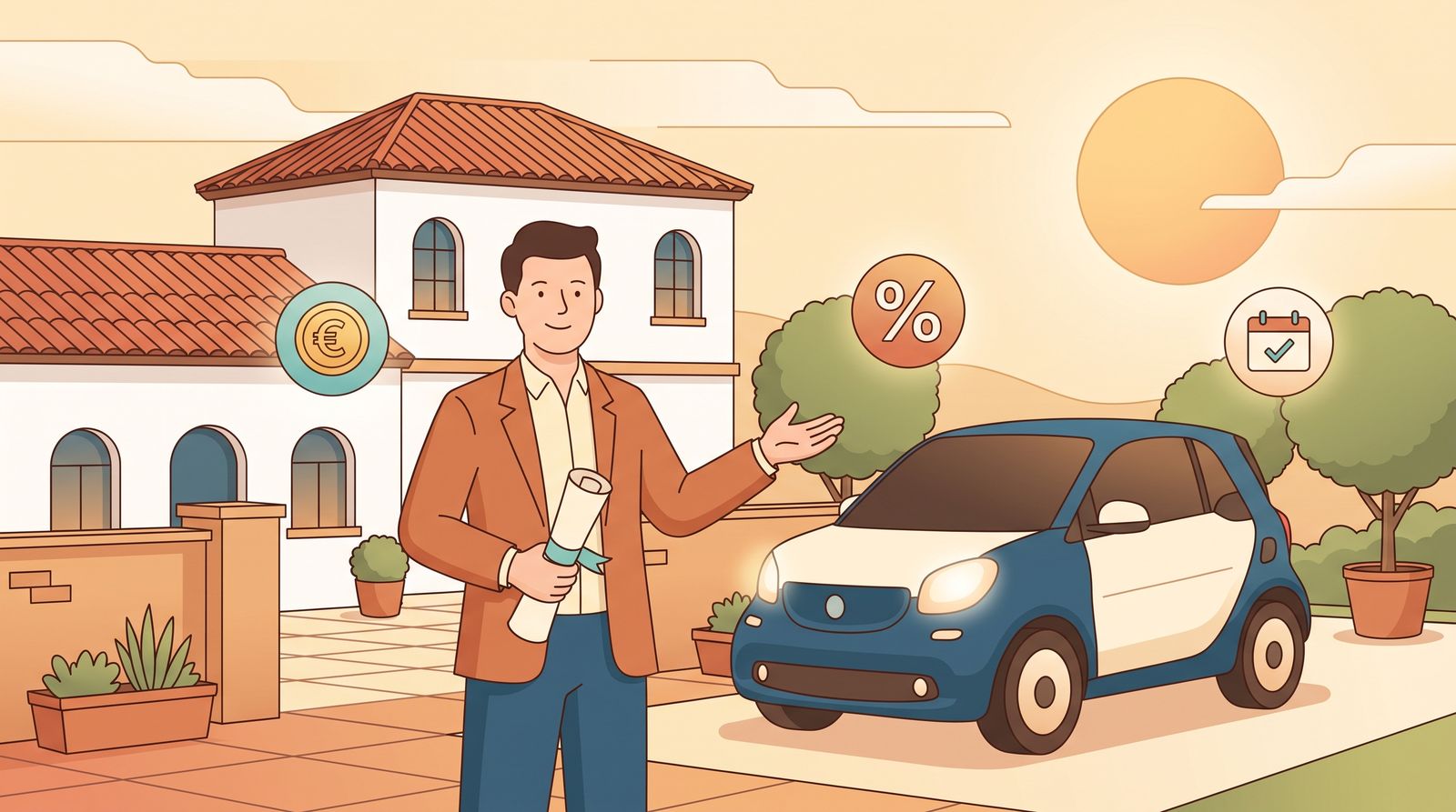 Renting de coche para empleados: cómo tributa el beneficio en especie en tu nómina (2026)