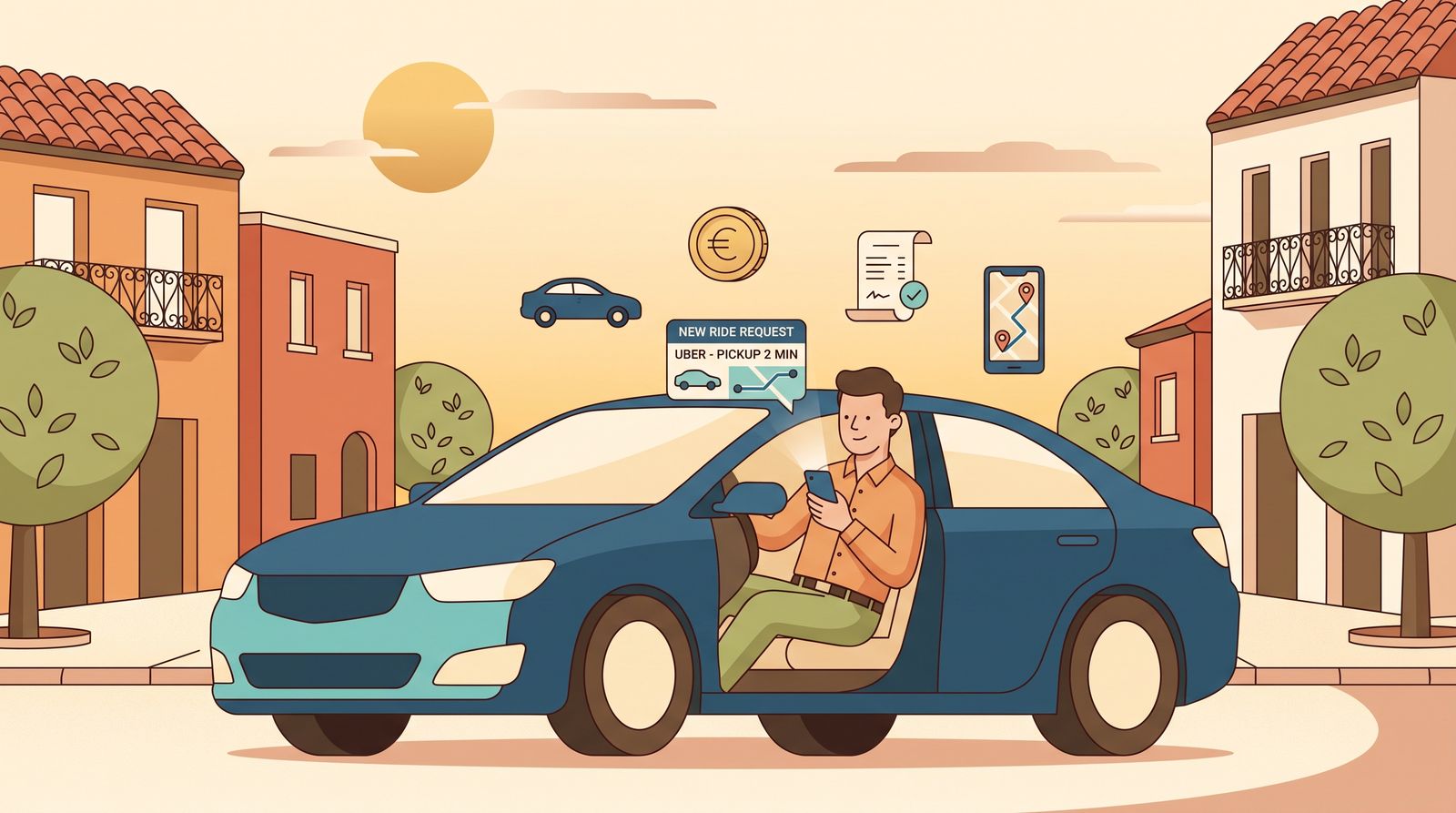 Renting para conductores de Uber, Cabify y VTC: la guía completa 2026